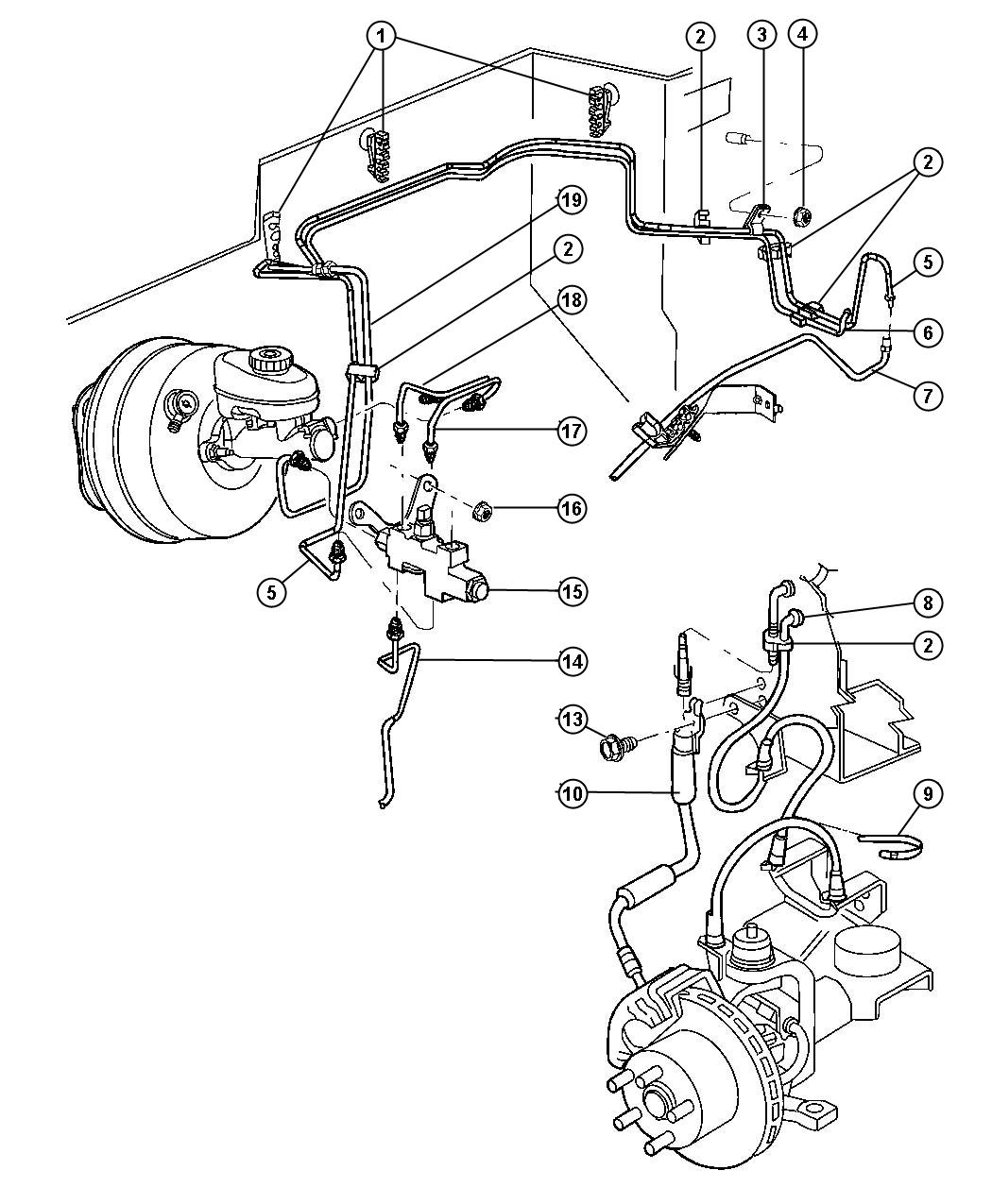 52128420AA Jeep Valve. Proportioning. [[brakes power front disc