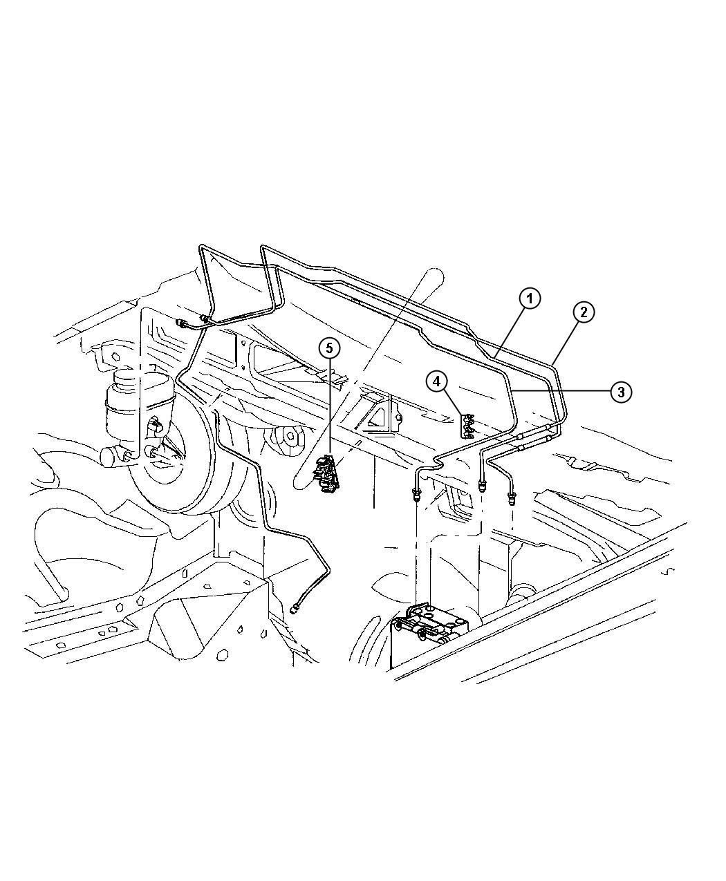 1999 jeep grand cherokee brake line diagram