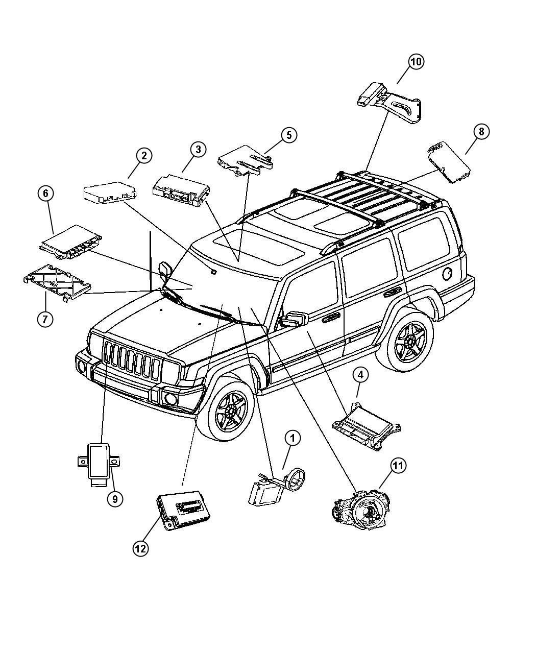 05026185AF Jeep Receiver. Control module Jeep Parts Overstock