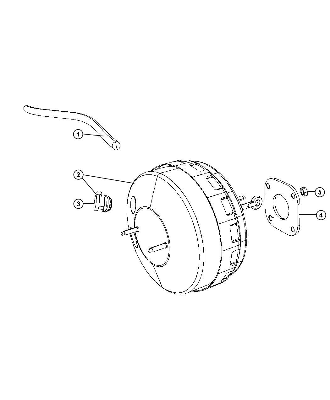 2009 Jeep Grand Cherokee Valve Brake Booster Check Check