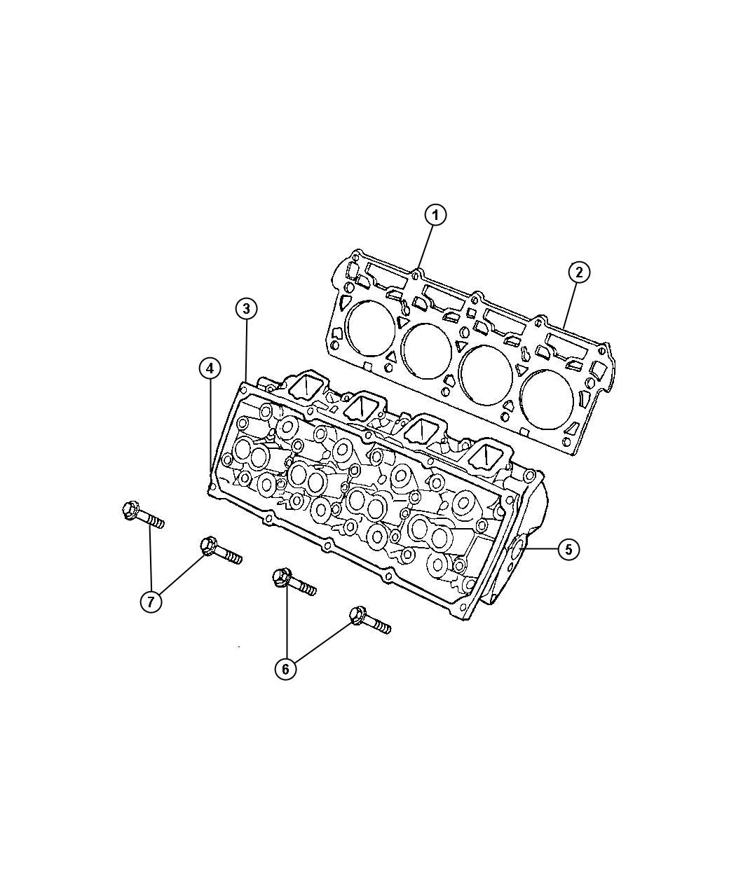 jeep Grand Cherokee Head. Cylinder. Left. Remanufactured. With valves