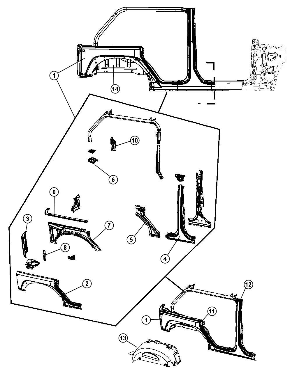 jeep-wrangler-panel-body-side-aperture-rear-left-quarter-door